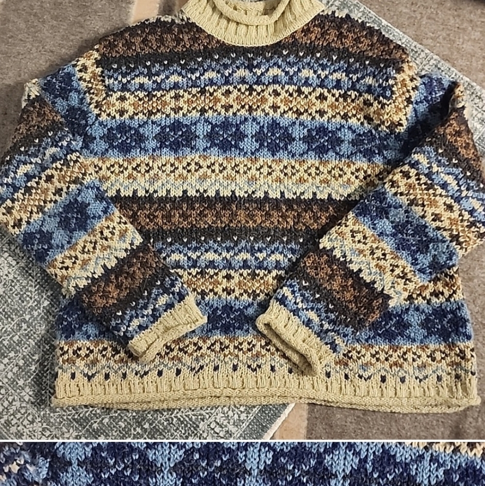 Vintage Knit Carolyn Taylor Wool Blend Sweater